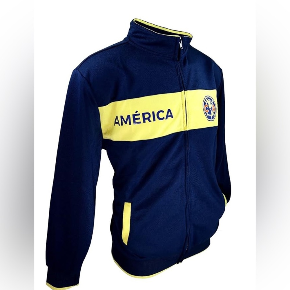 Icon Sports Men Club America Officially Zipper Soccer Jacket